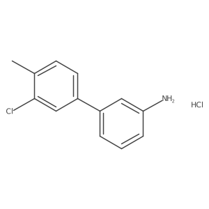 3-(3-Chloro-4-methylphenyl)aniline hydrochloride结构式