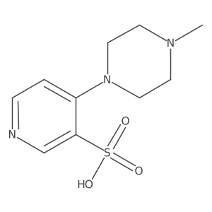 4-(4-Methylpiperazin-1-yl)pyridine-3-sulfonic acid结构式