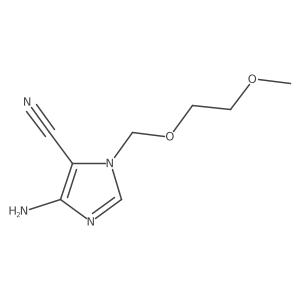 1H-Imidazole-5-carbonitrile, 4-amino-1-[(2-methoxyethoxy)methyl]-结构式