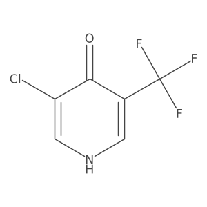 3-Chloro-5-(trifluoromethyl)pyridin-4-OL结构式