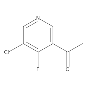 1-(5-Chloro-4-fluoropyridin-3-YL)ethanone结构式