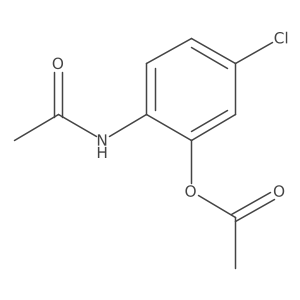2-Acetamido-5-chlorophenyl acetate结构式
