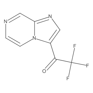 2,2,2-Trifluoro-1-(imidazo[1,2-a]pyrazin-3-yl)ethan-1-one Structure