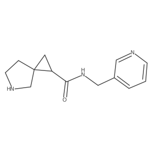 N-(Pyridin-3-ylmethyl)-5-azaspiro[2.4]heptane-1-carboxamide Structure