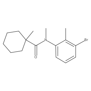 N-(3-bromo-2-methylphenyl)-N,1-dimethylcyclohexane-1-carboxamide Structure