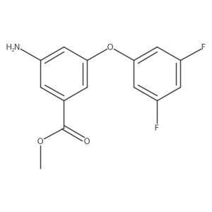 Methyl 3-amino-5-(3,5-difluorophenoxy)benzoate Structure