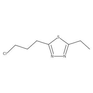 2-(3-Chloropropyl)-5-ethyl-1,3,4-thiadiazole Structure
