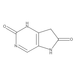 5,7-Dihydro-1H-pyrrolo[3,2-d]pyrimidine-2,6-dione结构式