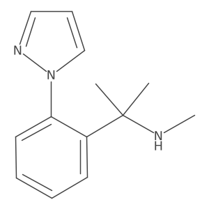 methyl({2-[2-(1H-pyrazol-1-yl)phenyl]propan-2-yl})amine结构式
