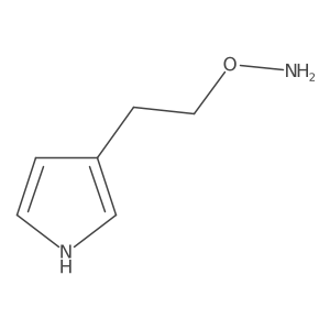 O-[2-(1H-pyrrol-3-yl)ethyl]hydroxylamine Structure