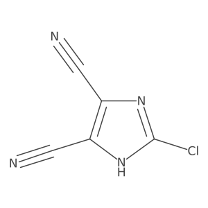 2-chloro-1H-imidazole-4,5-dicarbonitrile Structure