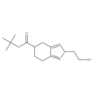tert-butyl 2-(2-hydroxyethyl)-2H,4H,5H,6H,7H-pyrazolo[4,3-c]pyridine-5-carboxylate结构式