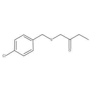 1-{[(4-Chlorophenyl)methyl]sulfanyl}butan-2-one Structure