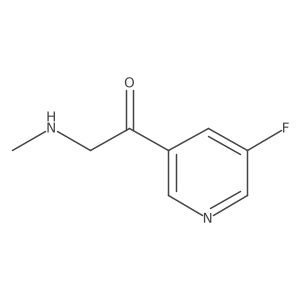 1-(5-Fluoropyridin-3-yl)-2-(methylamino)ethan-1-one Structure