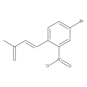 4-(4-Bromo-2-nitrophenyl)but-3-en-2-one Structure