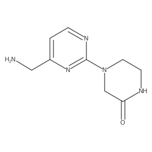 4-[4-(Aminomethyl)pyrimidin-2-yl]piperazin-2-one Structure