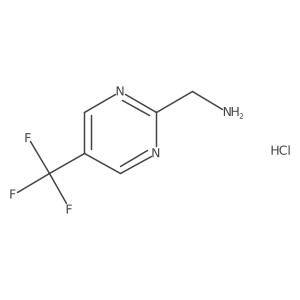 (5-(Trifluoromethyl)pyrimidin-2-yl)methanamine hydrochloride Structure