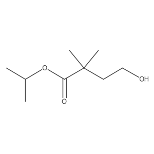 Propan-2-yl 4-hydroxy-2,2-dimethylbutanoate结构式