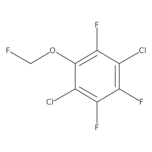 1,4-Dichloro-2-fluoromethoxy-3,5,6-trifluorobenzene结构式
