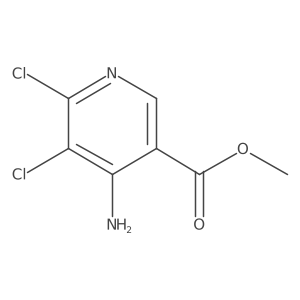 Methyl 4-amino-5,6-dichloronicotinate Structure