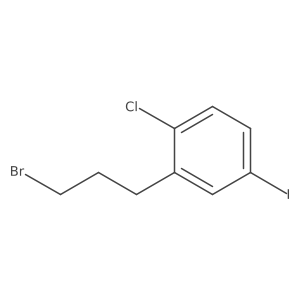 1-(3-Bromopropyl)-2-chloro-5-iodobenzene结构式