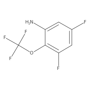 3,5-Difluoro-2-(trifluoromethoxy)aniline Structure