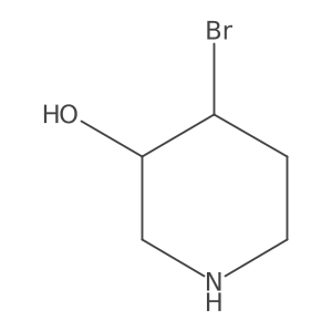 3-Piperidinol, 4-bromo-结构式