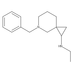 5-benzyl-N-ethyl-5-azaspiro[2.5]octan-1-amine Structure