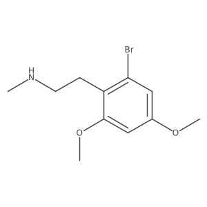 [2-(2-Bromo-4,6-dimethoxyphenyl)ethyl](methyl)amine结构式
