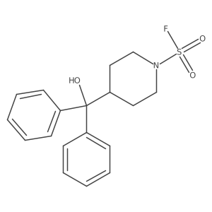 4-(hydroxydiphenylmethyl)-1-Piperidinesulfonyl fluoride结构式
