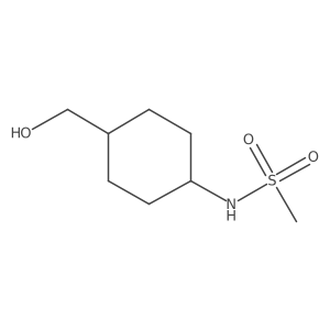 N-(Trans-4-(hydroxymethyl)cyclohexyl)methanesulfonamide Structure