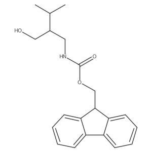 (9H-Fluoren-9-yl)methyl (2-(hydroxymethyl)-3-methylbutyl)carbamate Structure