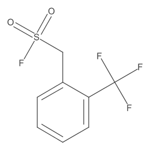 [2-(Trifluoromethyl)phenyl]methanesulfonyl fluoride Structure