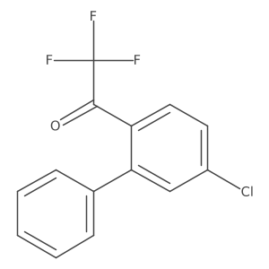 1-(5-Chloro[1,1'-biphenyl]-2-yl)-2,2,2-trifluoroethanone Structure