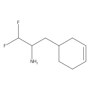 3-(Cyclohex-3-en-1-yl)-1,1-difluoropropan-2-amine Structure