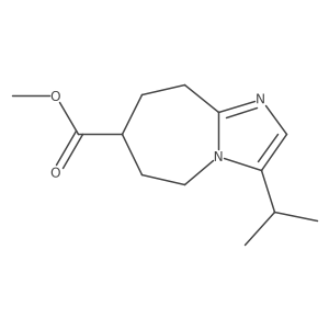 Methyl 3-(propan-2-yl)-5H,6H,7H,8H,9H-imidazo[1,2-a]azepine-7-carboxylate Structure