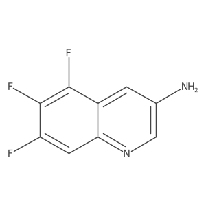 5,6,7-Trifluoroquinolin-3-amine Structure