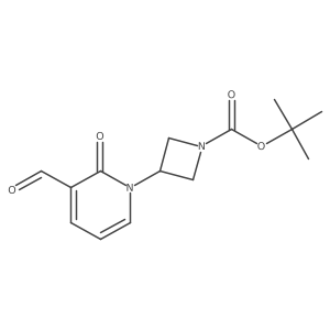tert-butyl 3-(3-formyl-2-oxopyridin-1(2H)-yl)azetidine-1-carboxylate结构式