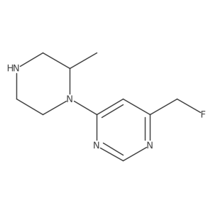 4-(fluoromethyl)-6-[(2R)-2-methylpiperazin-1-yl]pyrimidine Structure