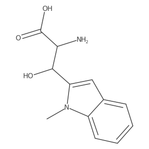 2-amino-3-hydroxy-3-(1-methyl-1H-indol-2-yl)propanoic acid Structure