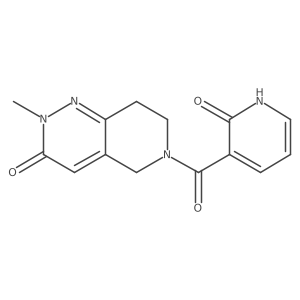 6-[(2-hydroxypyridin-3-yl)carbonyl]-2-methyl-5,6,7,8-tetrahydropyrido[4,3-c]pyridazin-3(2H)-one Structure