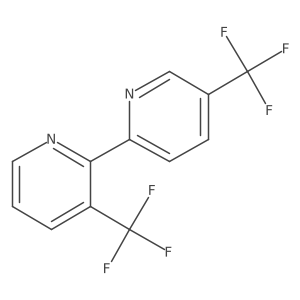 3,5'-Bis(trifluoromethyl)-2,2'-bipyridine结构式