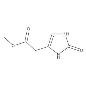 methyl 2-(2-oxo-2,3-dihydro-1H-imidazol-4-yl)acetate结构式