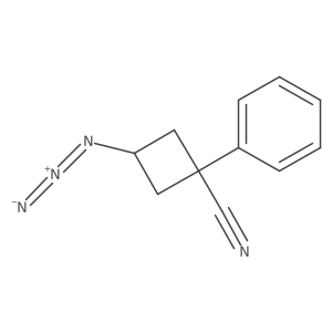 3-Azido-1-phenylcyclobutane-1-carbonitrile Structure