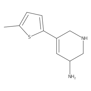 5-(5-Methylthiophen-2-yl)-1,2,3,6-tetrahydropyridin-3-amine结构式