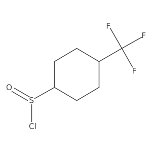 4-(Trifluoromethyl)cyclohexane-1-sulfinyl chloride Structure