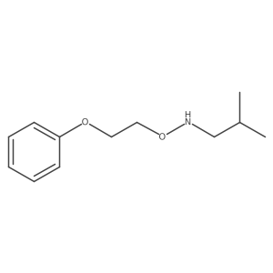 (2-Methylpropyl)(2-phenoxyethoxy)amine Structure