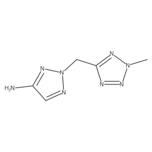 2-[(2-methyl-2H-1,2,3,4-tetrazol-5-yl)methyl]-2H-1,2,3-triazol-4-amine Structure