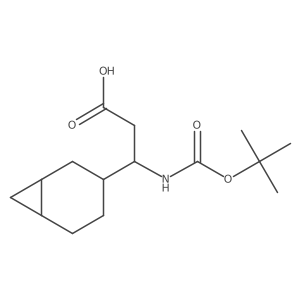 3-{Bicyclo[4.1.0]heptan-3-yl}-3-{[(tert-butoxy)carbonyl]amino}propanoic acid Structure