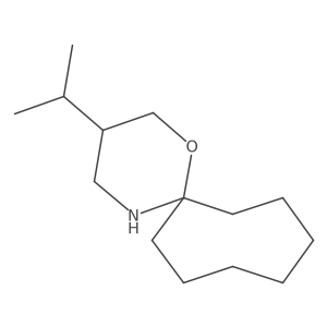 3-(Propan-2-yl)-1-oxa-5-azaspiro[5.7]tridecane结构式